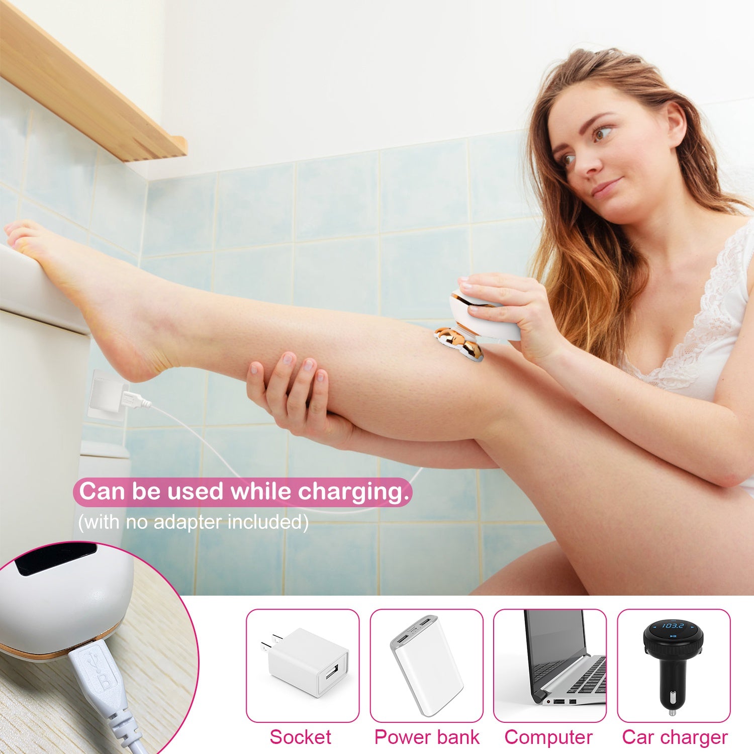 Electric Razor for Women Painless Leg Shaver Sale Explore