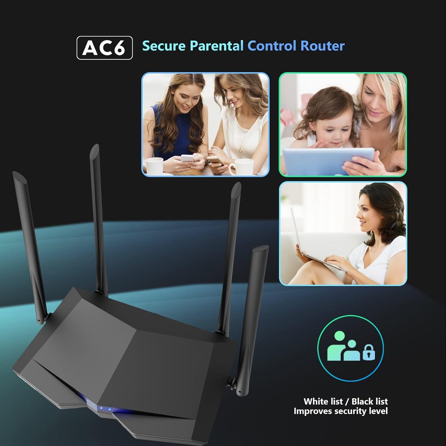 Tenda AC1200 Smart WiFi Router  (Refurbished) Cheap Sale Lowest Pice