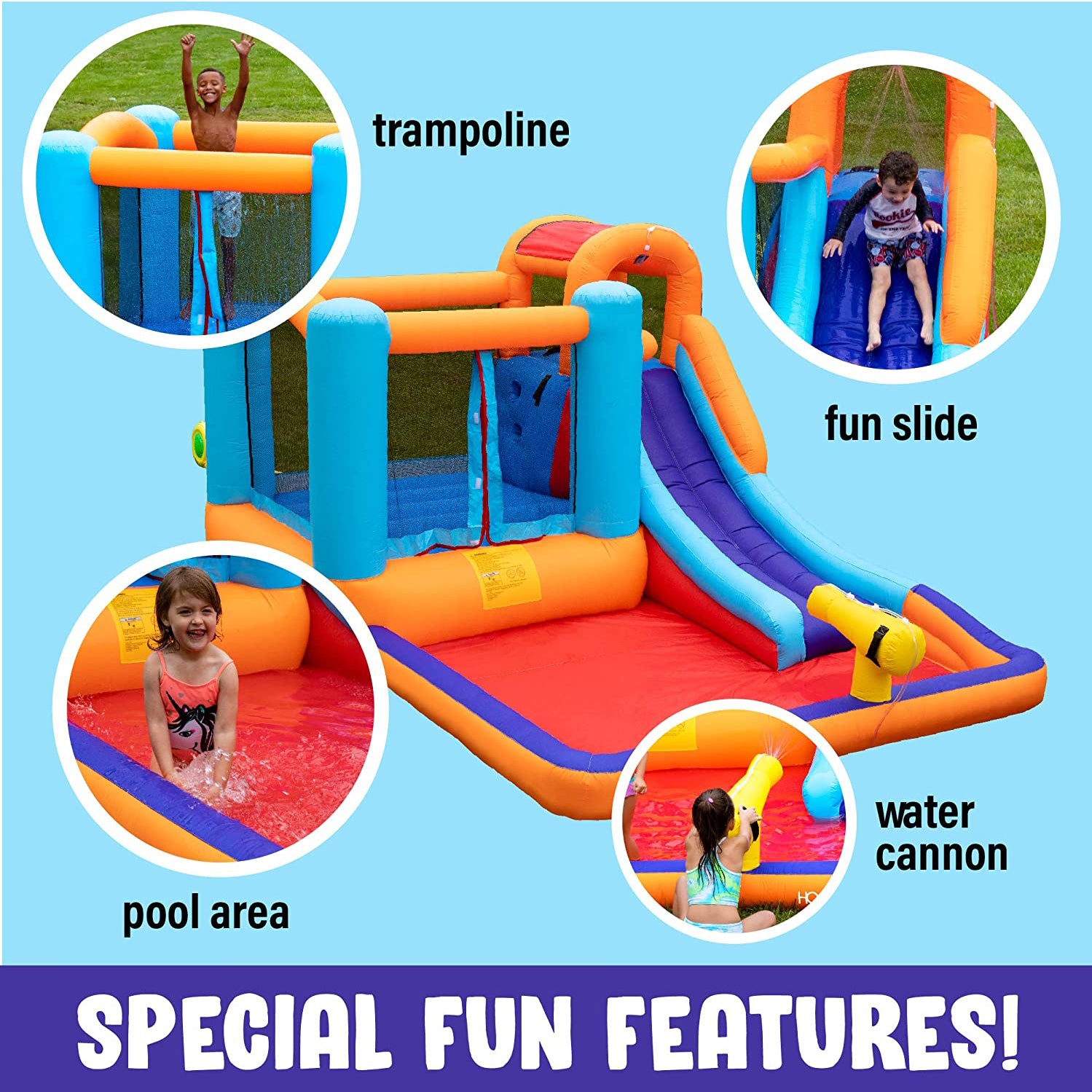 Giant Bounce House Water Slide with Pool Area Free Shipping Popular