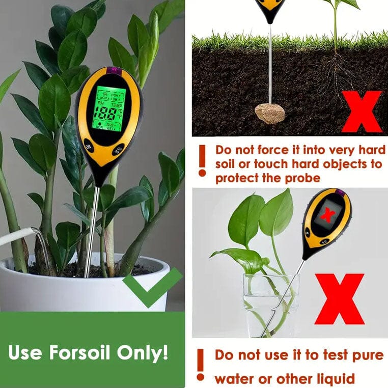 4-in-1 Digital Soil Moisture Meter Outlet Locations For Sale