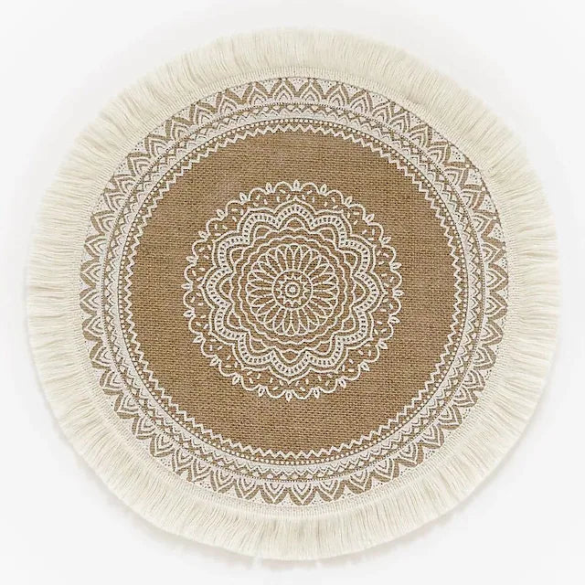 Round Mandala Placemats Sale 2025 Newest