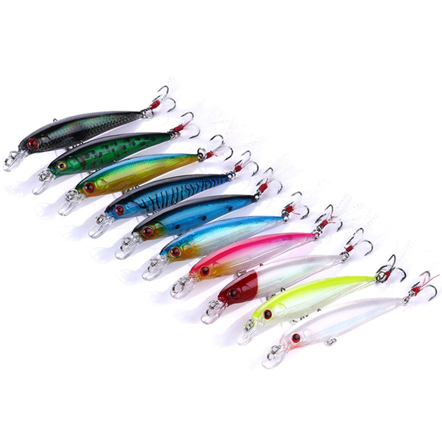 10-Piece: Fishing Lures Kit Outlet Locations