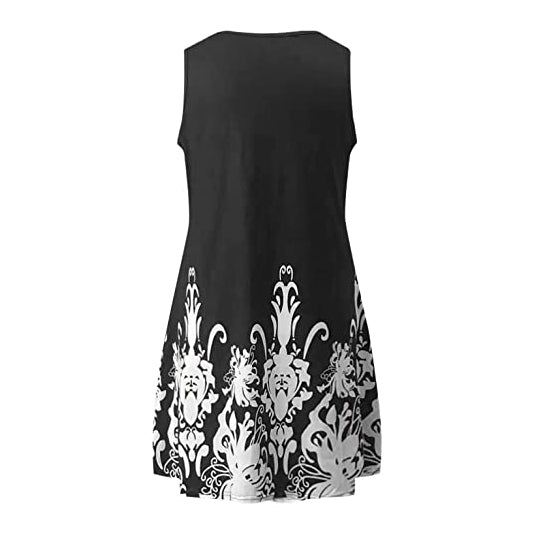 Summer Spring Floral Tunic Dress Amazon For Sale