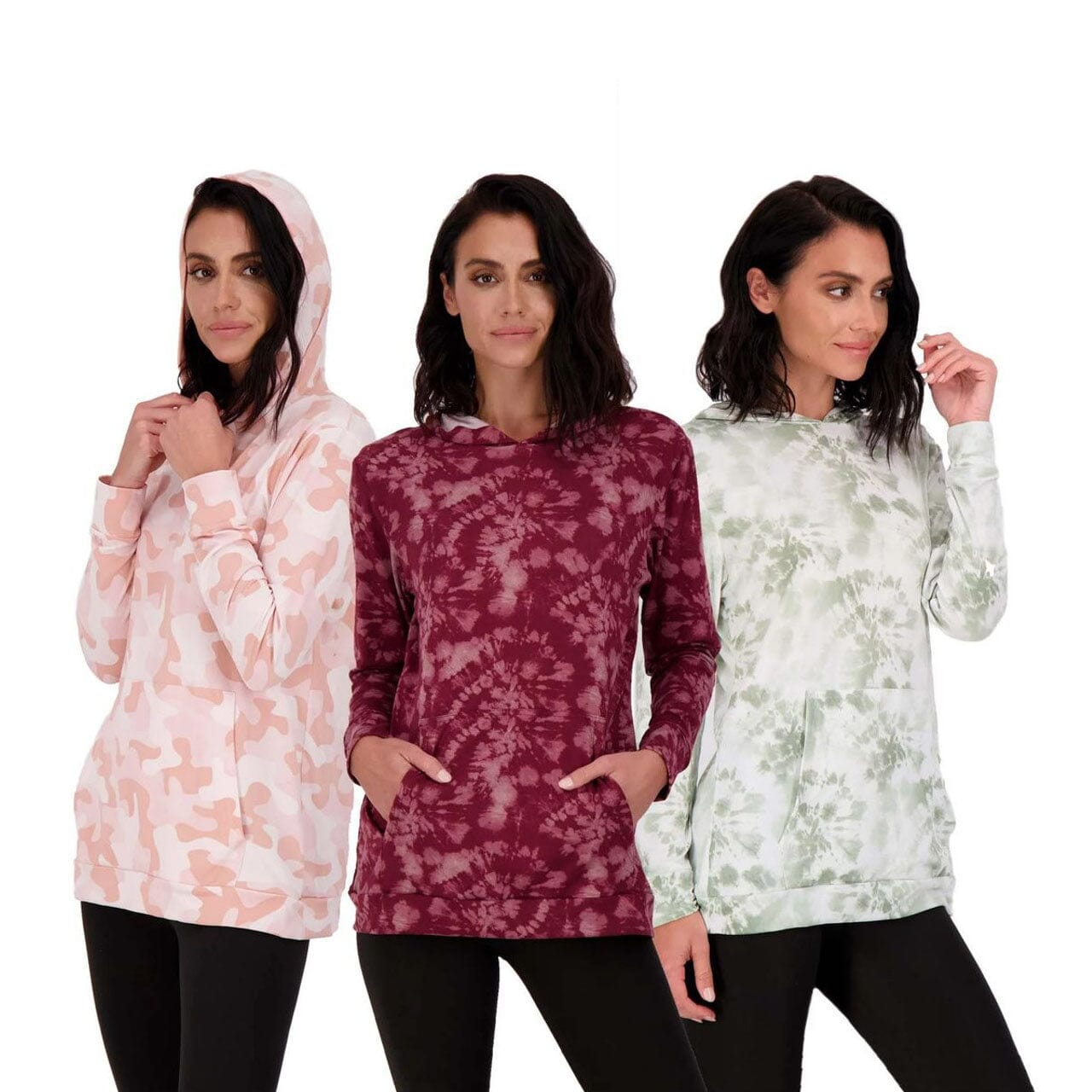 3-Pack: Women's Long Sleeve Pullover Hoodie Buy Cheap Best Place