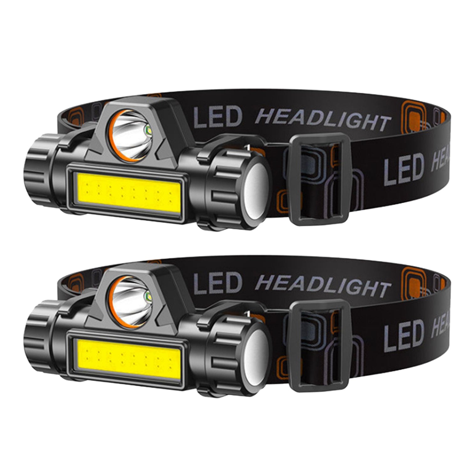 2-Pack: Waterproof Rechargeable Headlamp Enjoy Online