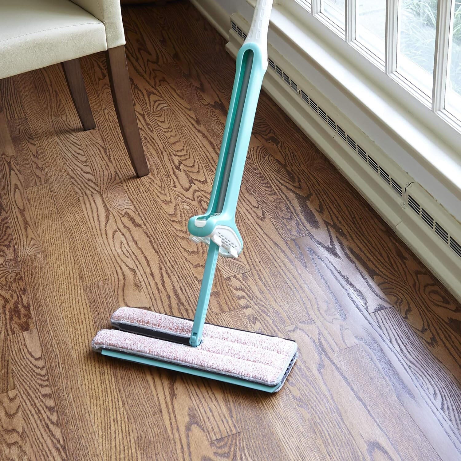 Double-Side Microfiber and Flat Squeeze Mop for Hardwood Floor Cleaning With Paypal Sale Online