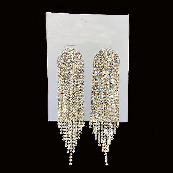 Women's White Drop Fringe Earrings Sale Explore