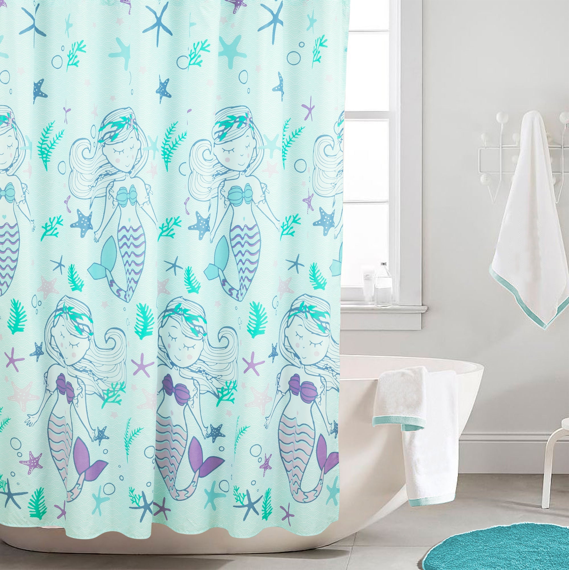 Kidz Mix Mystical Mermaid Shower Curtain Collections