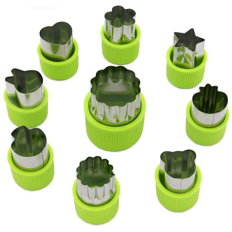 9-Pieces Set: LENK Vegetable Cutter Shapes Sale Original