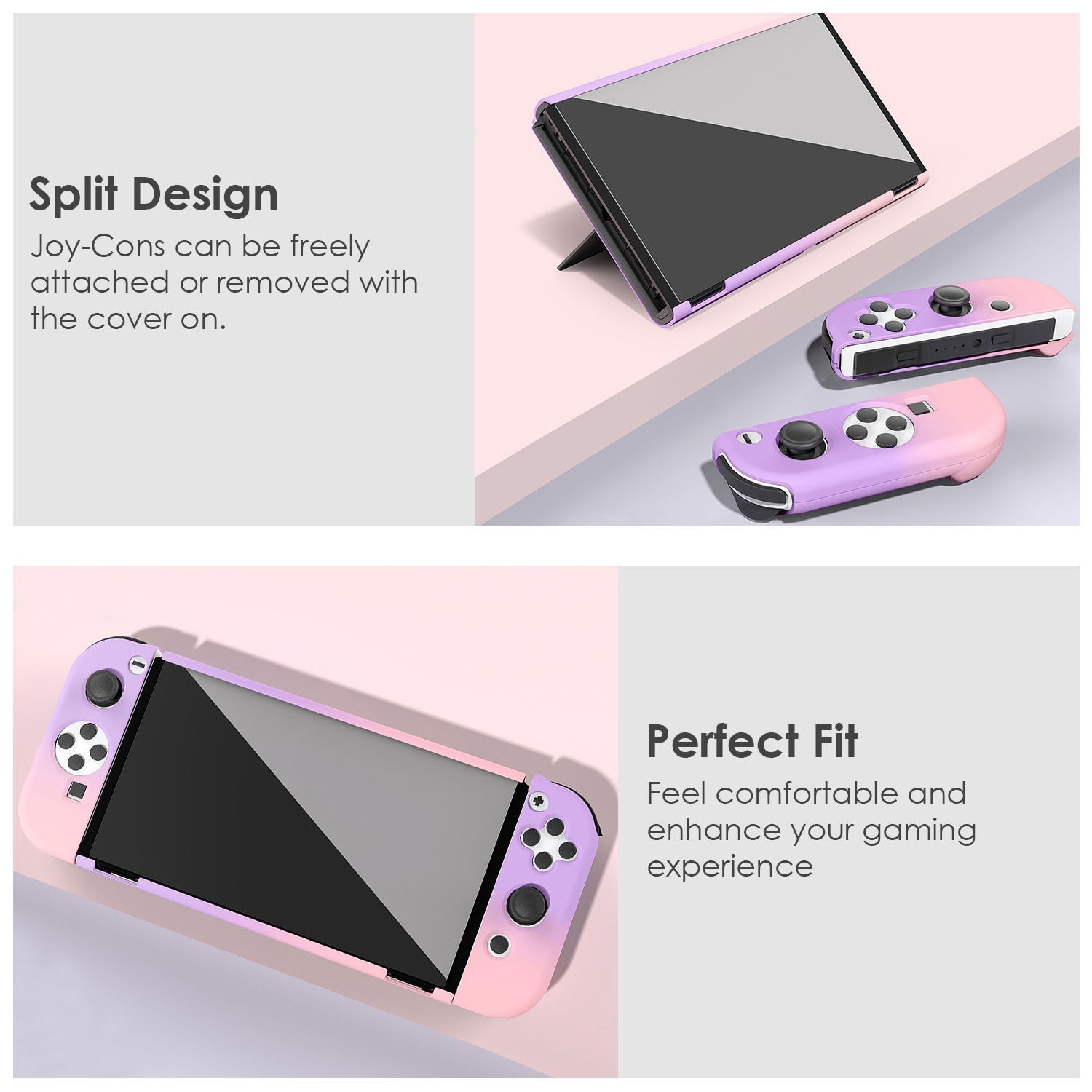 Protective Shell Cover Hard Dockable Case Fit for Nintendo Switch OLED 100% Original Cheap Pice