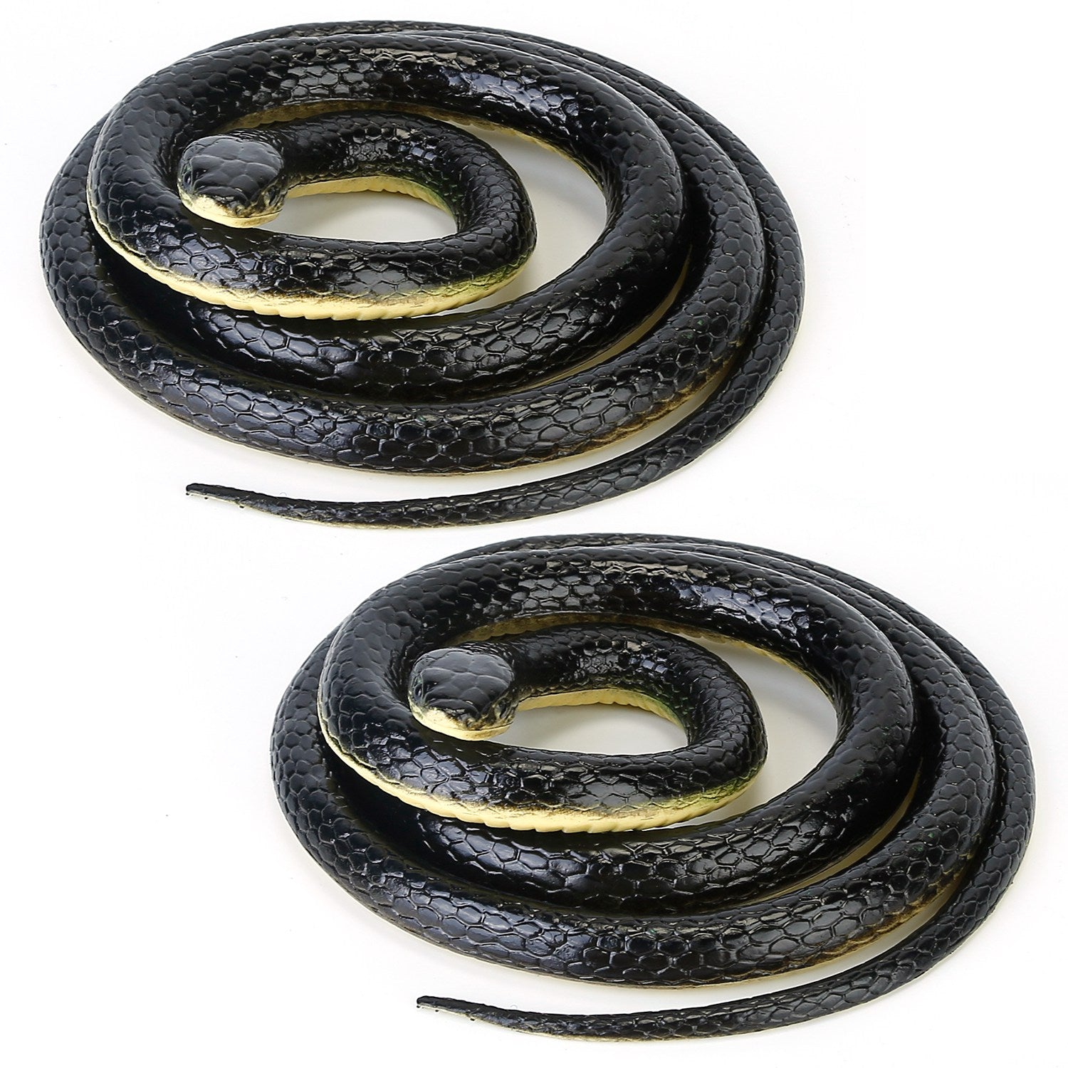 2-Piece: 50 Long Realistic Rubber Snakes Buy Cheap Outlet