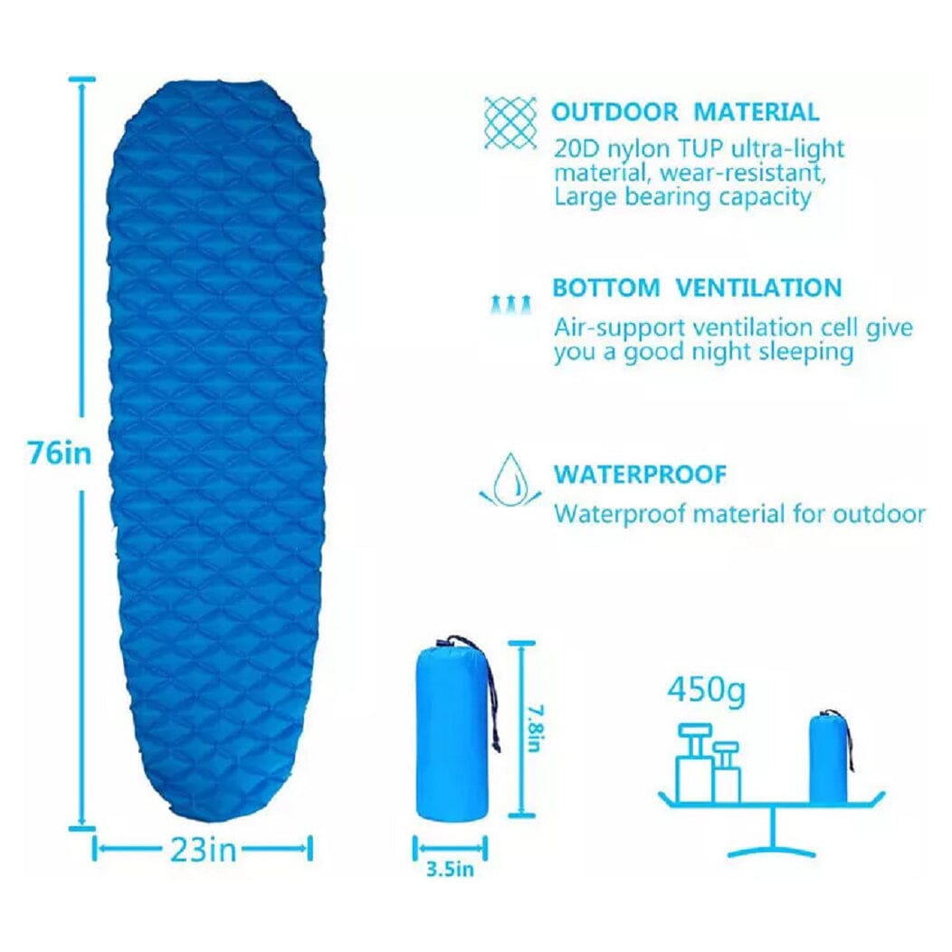 Outdoor Nation Inflating Foldable Camping Mattress Pad 100% Authentic Cheap Online