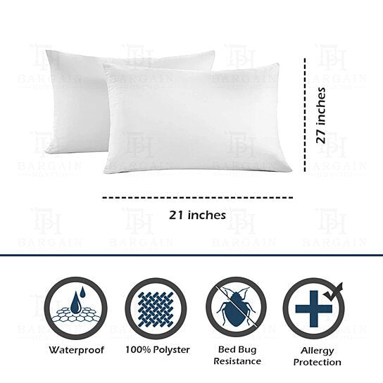 Heavyweight Zippered Waterproof Bed Bug Vinyl Pillow Covers Buy Cheap Authentic