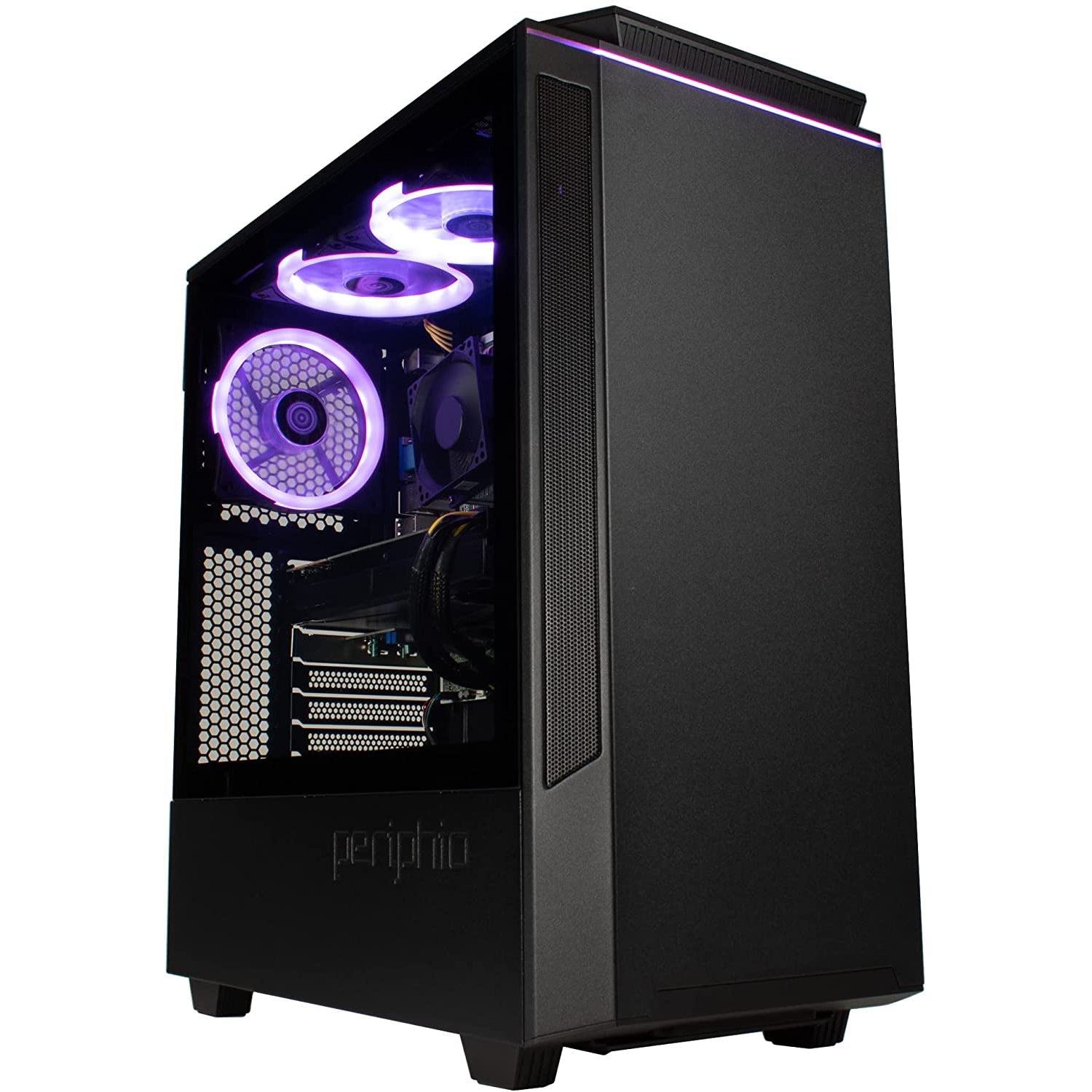 Periphio Ghoul Prebuilt Gaming PC Computer Tower 16GB RAM 120GB SSD + 500GB HDD (Refurbished) Clearance Low Pice