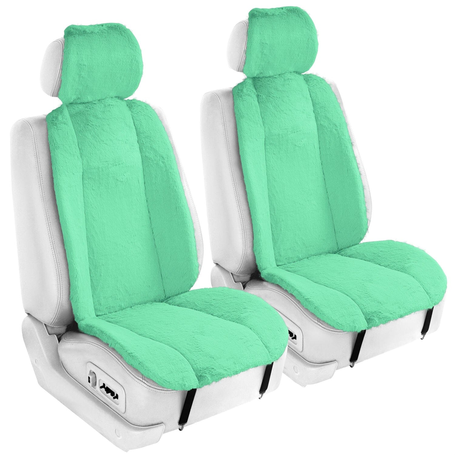 6-Piece Set: Doe16 Faux Rabbit Fur Car Seat Cushions Cheap New Styles