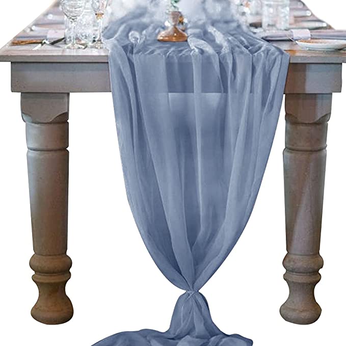 10Ft. Chiffon Table Runner Cheap Pice Outlet Sale