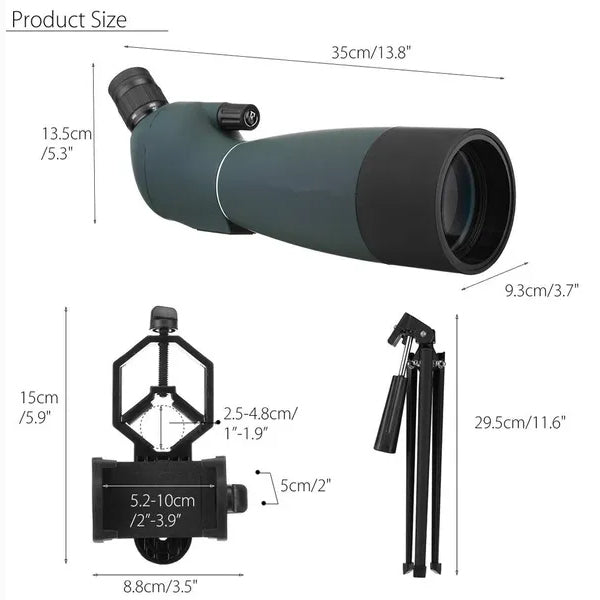 25-75X70 Night Vision HD Waterproof Telescope Sale Best