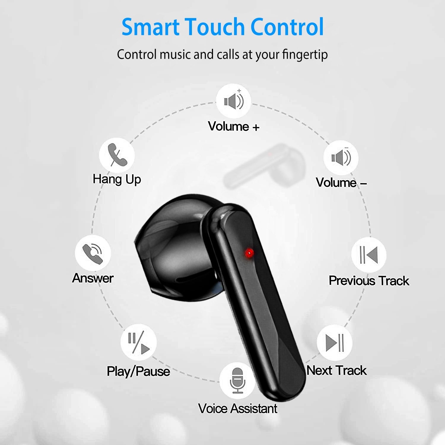 5.3 TWS Wireless Earbuds Touch Control Headphone Pices Cheap Online