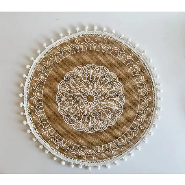 Round Mandala Placemats Sale 2025 Newest