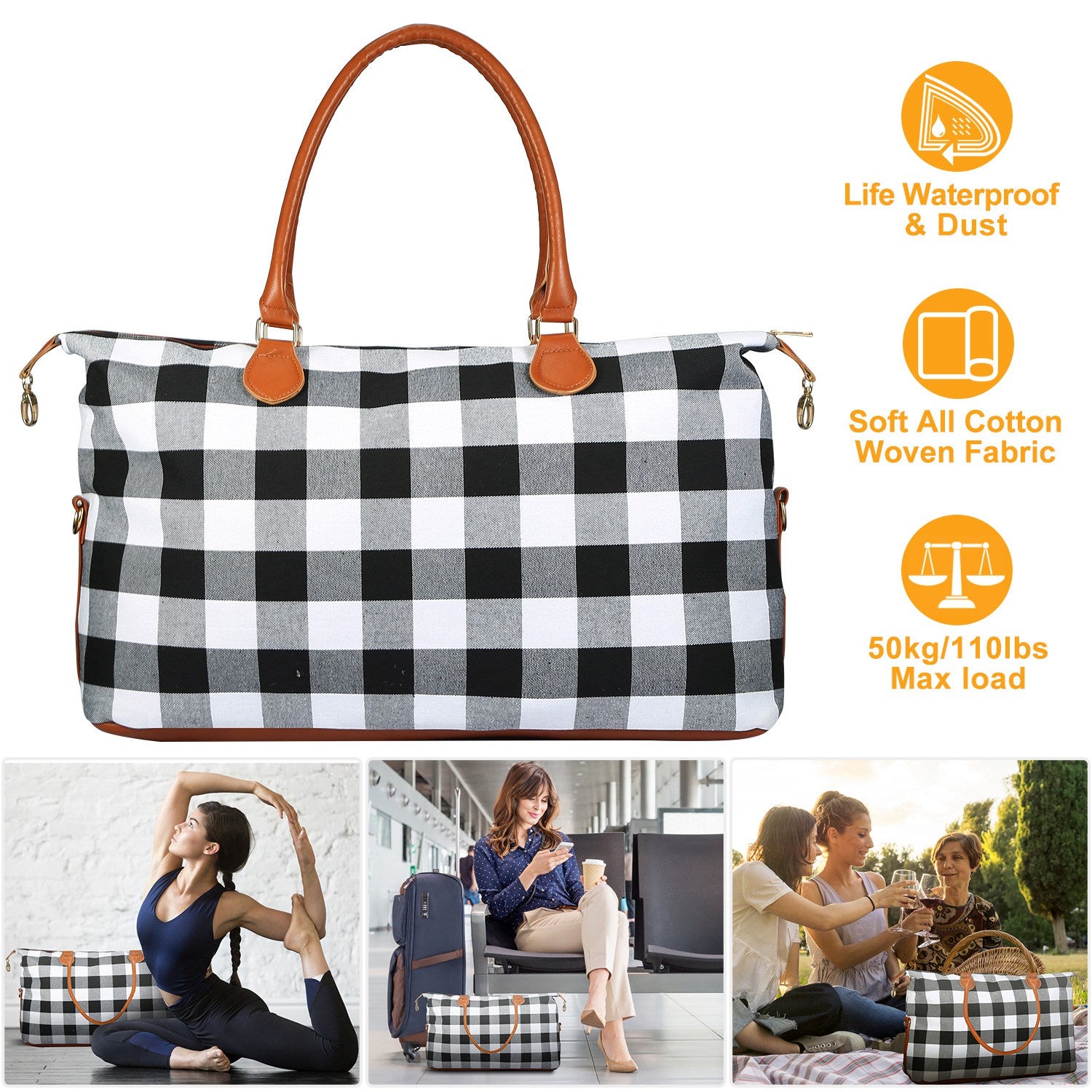 Women Duffle Bag Travel Luggage Clearance 100% Guaranteed