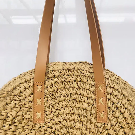 Women's Straw Tote Bag Boho Style Popular Online