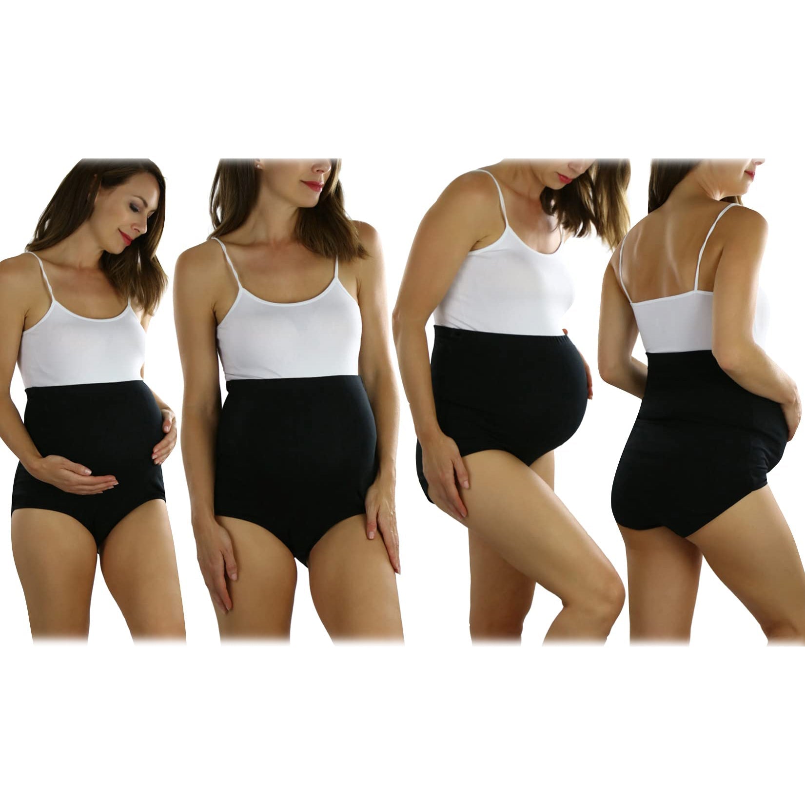 2-Pack: ToBeInStyle Women's High Waist Over The Bump Maternity Briefs Discount Recommend