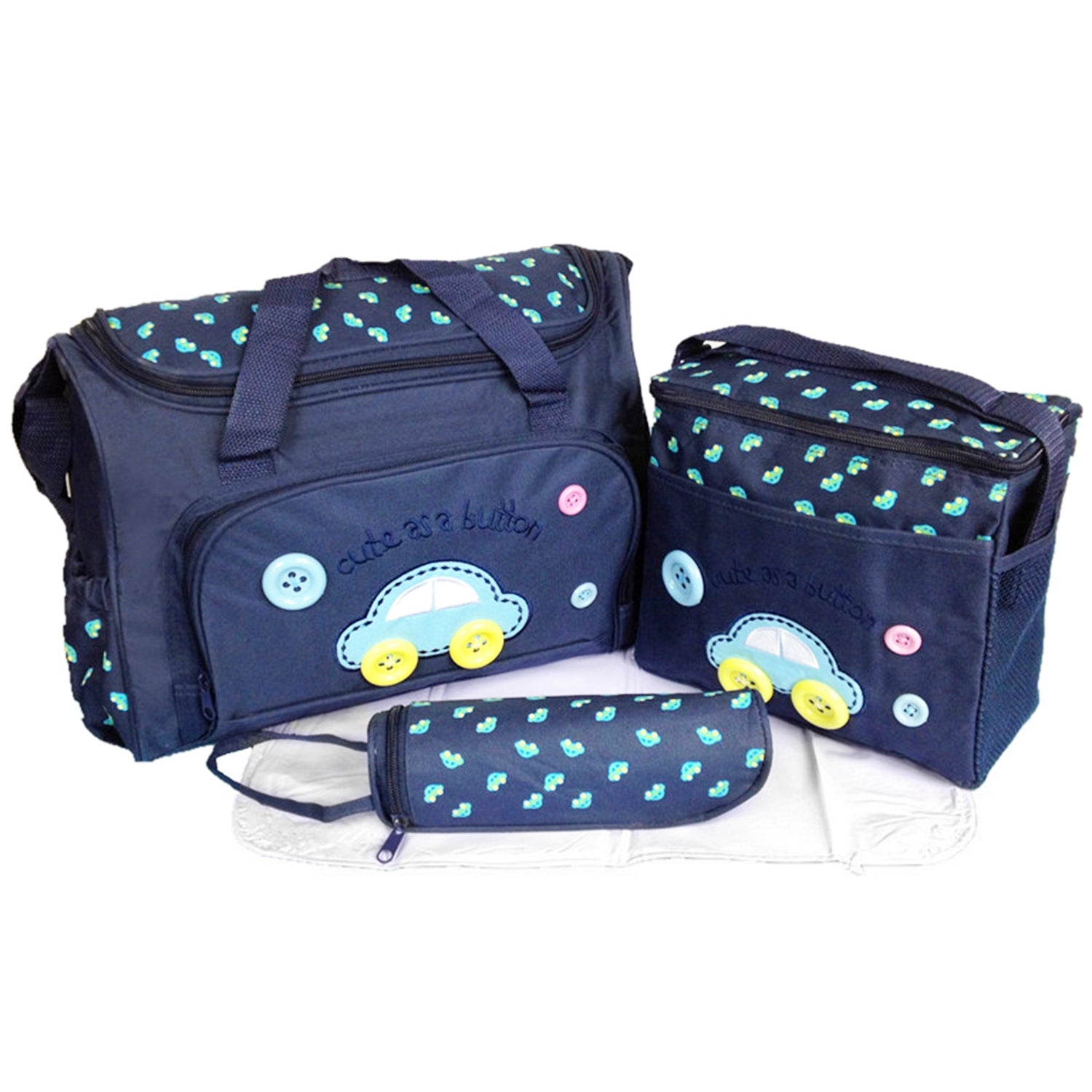 4-Piece: Baby Diaper Tote Bag Set Discount 2025