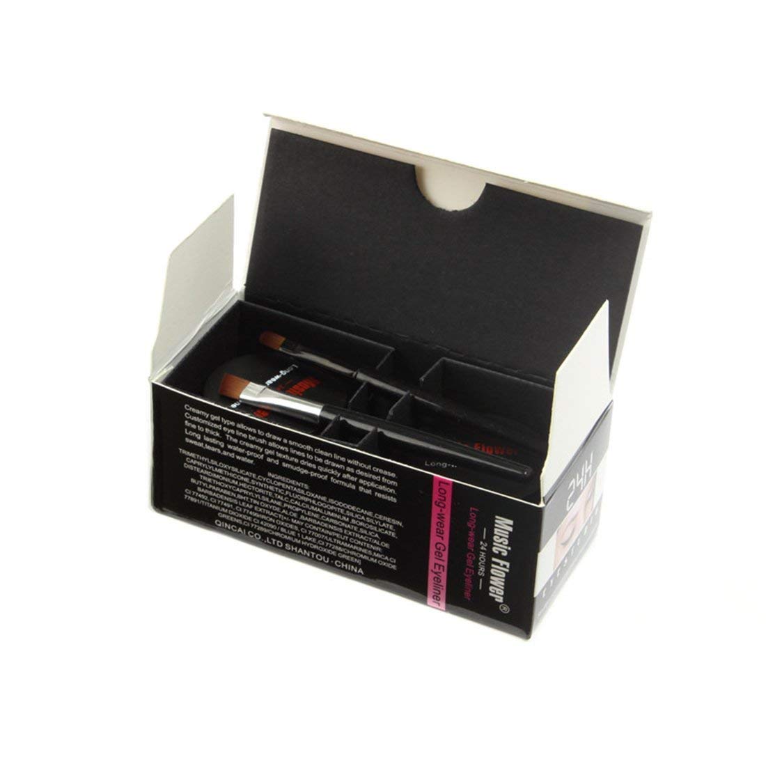 2-in-1 Black and Brown Gel Eyeliner Set Sale Geniue Stockist