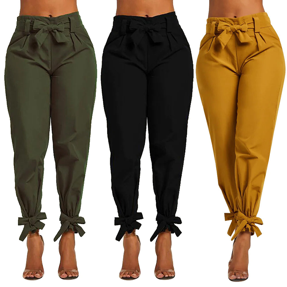 Women's Fashion Drawstring Ankle Trousers Buy Cheap Authentic