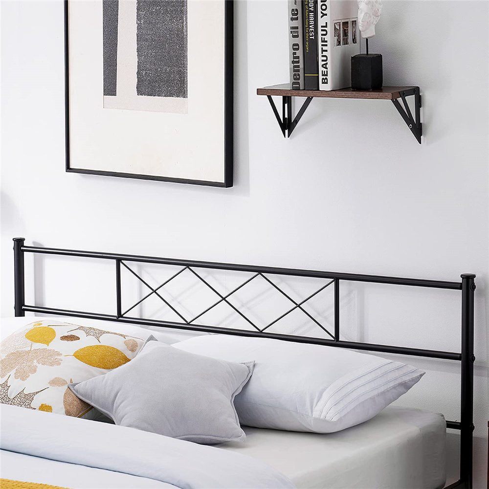 Full Size Bed Frame with Headboard Clearance With Credit Card