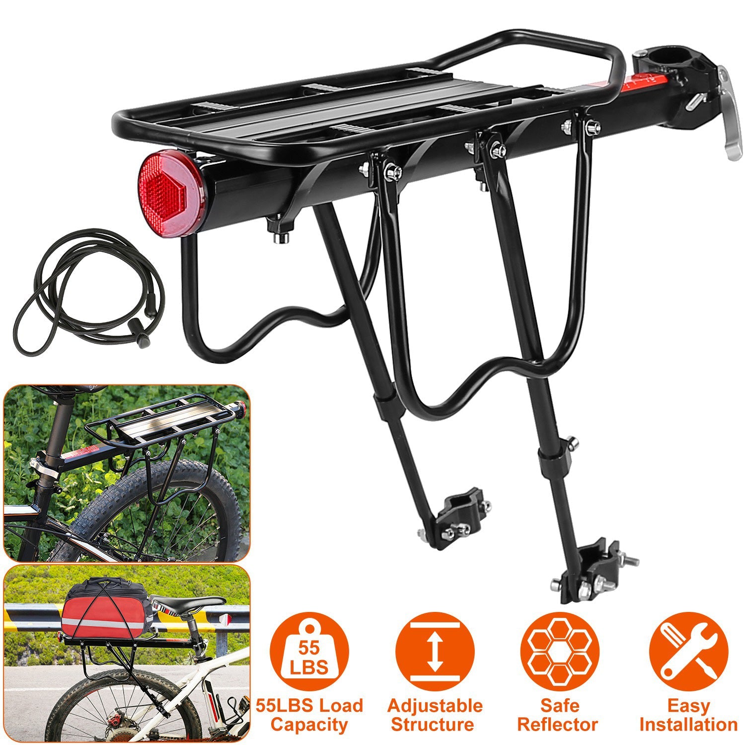 Adjustable Bike Cargo Rack Amazon Footaction