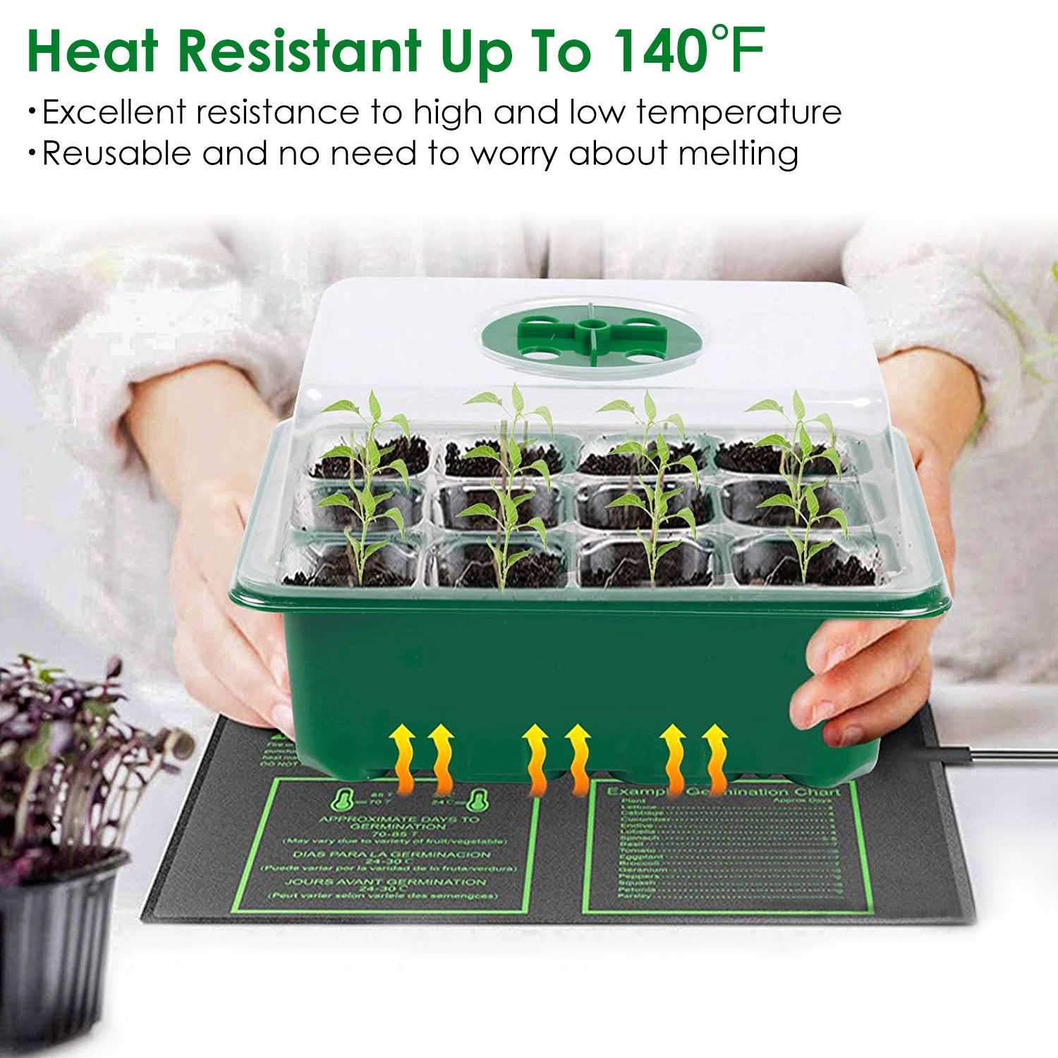 10-Piece: Reusable Seed Starter Tray Kit Sale Authentic