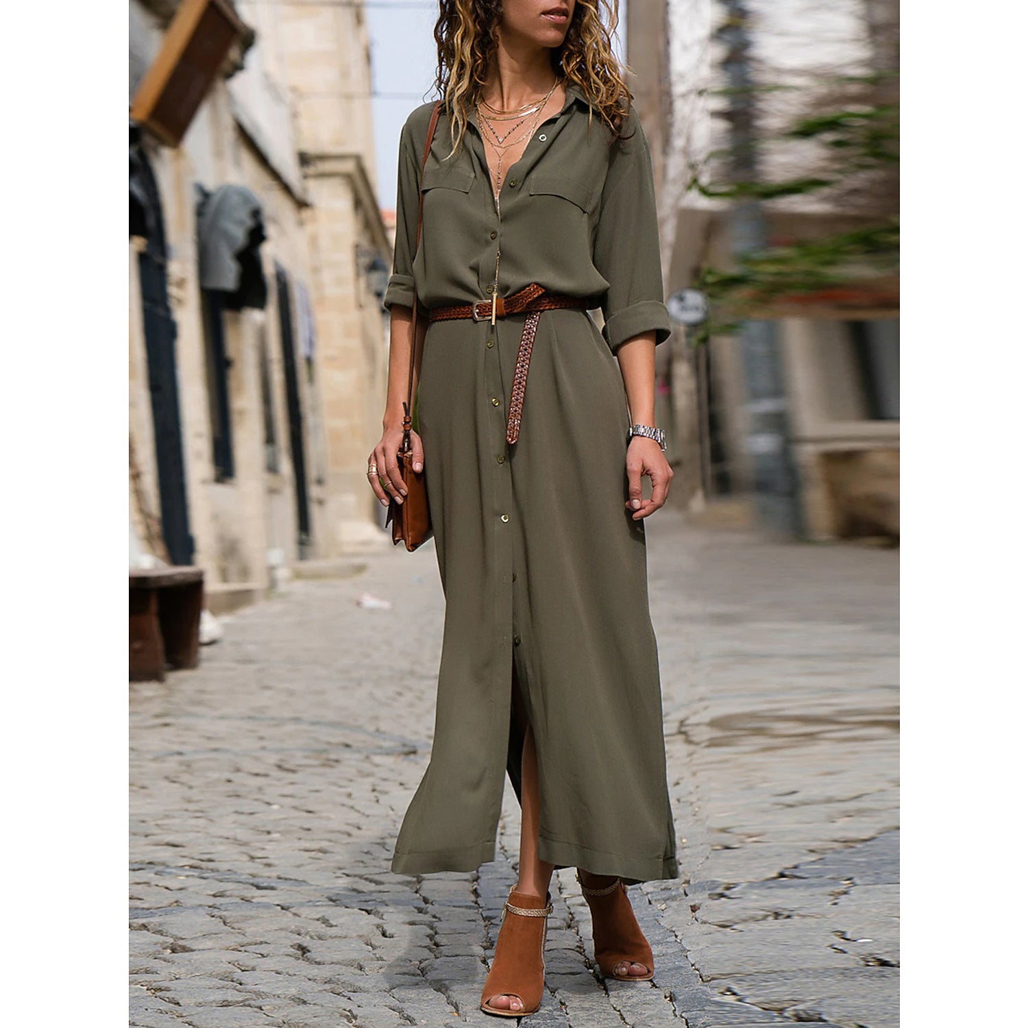 Women's Oversized Loose Shirt Dress Outlet 2025 Newest