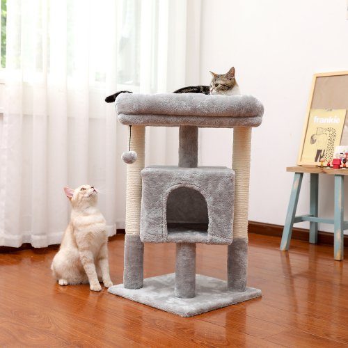 28.4 Cat Tree for Indoor Cats Tower Cheap Pice Free Shipping