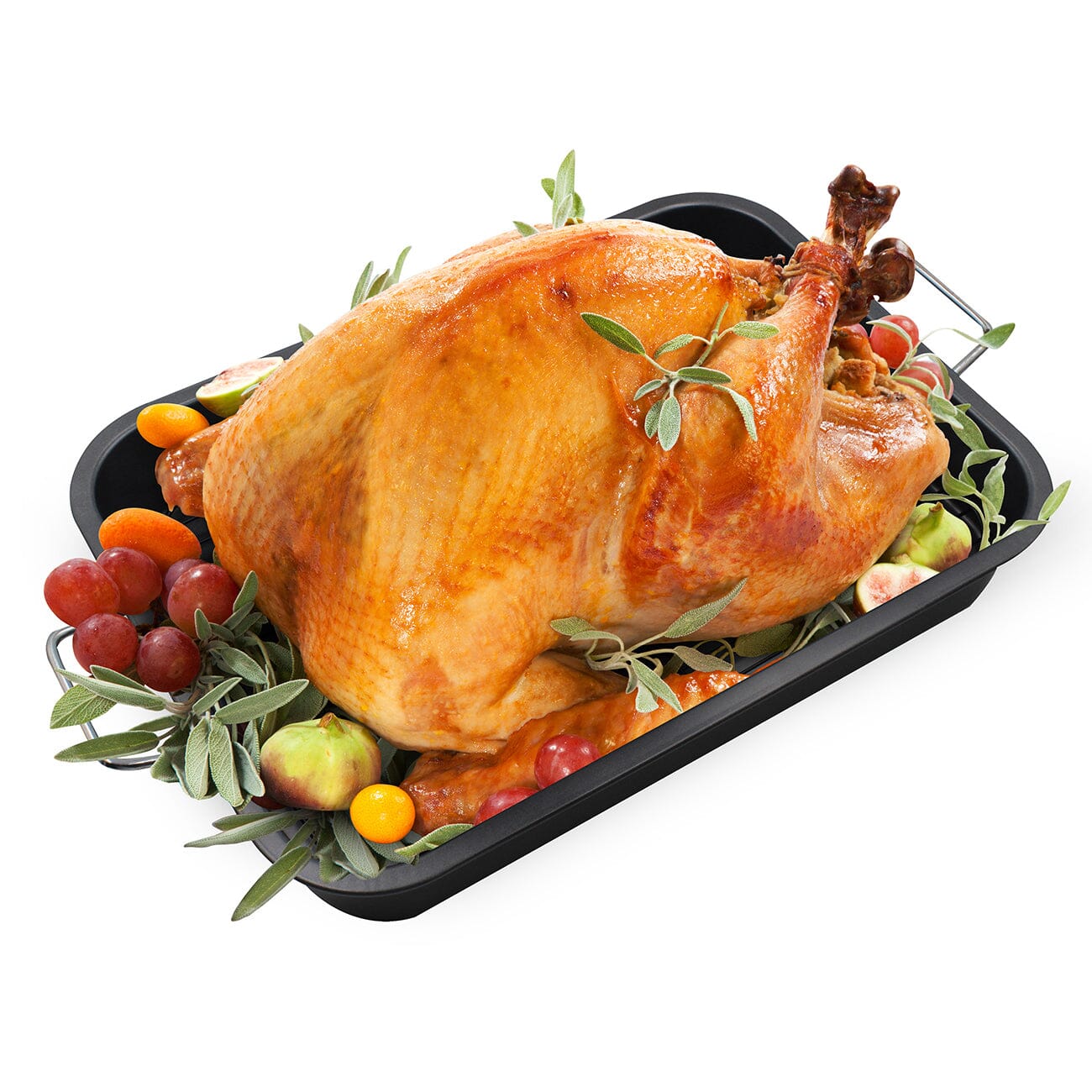 5-Piece Set: Non-Stick Roaster Pan Set Buy Cheap Visit New