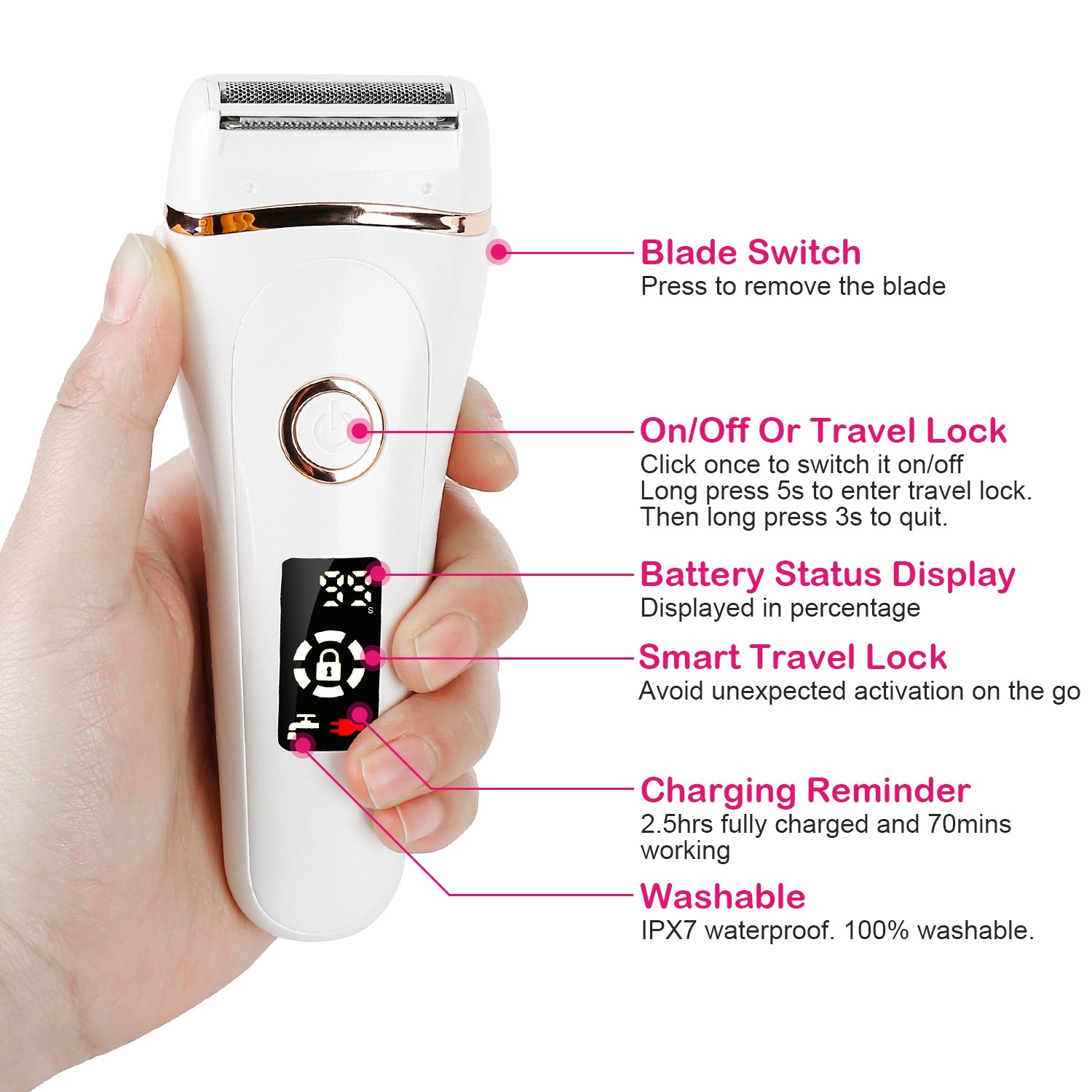 Women's Shaver Electric Hair Remover Outlet Good Selling