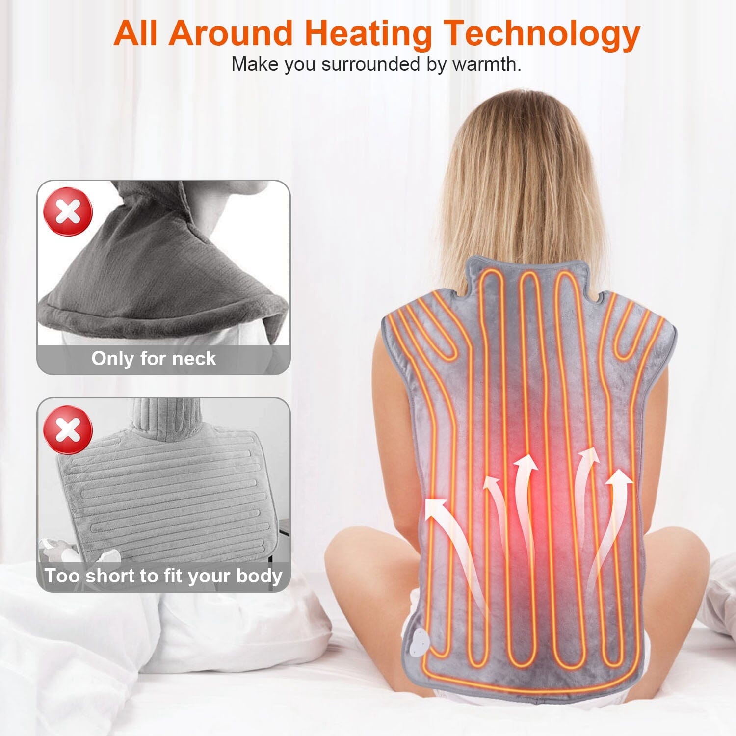 Electric Heating Wrap for Neck Shoulder Low Pice Fee Shipping Cheap Online