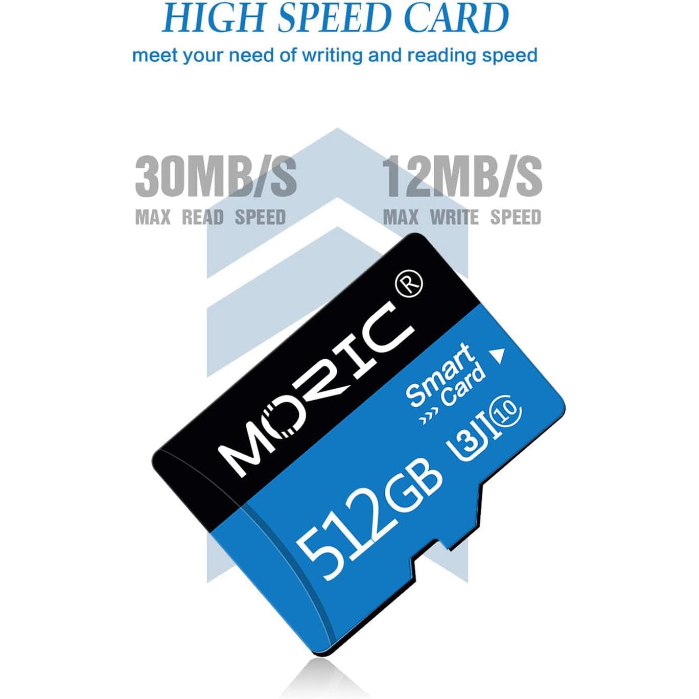 Moric 512GB Micro SD Card with Adapter Class 10 Fast Speed Memory Card  (Refurbished) Cheap Sale Websites