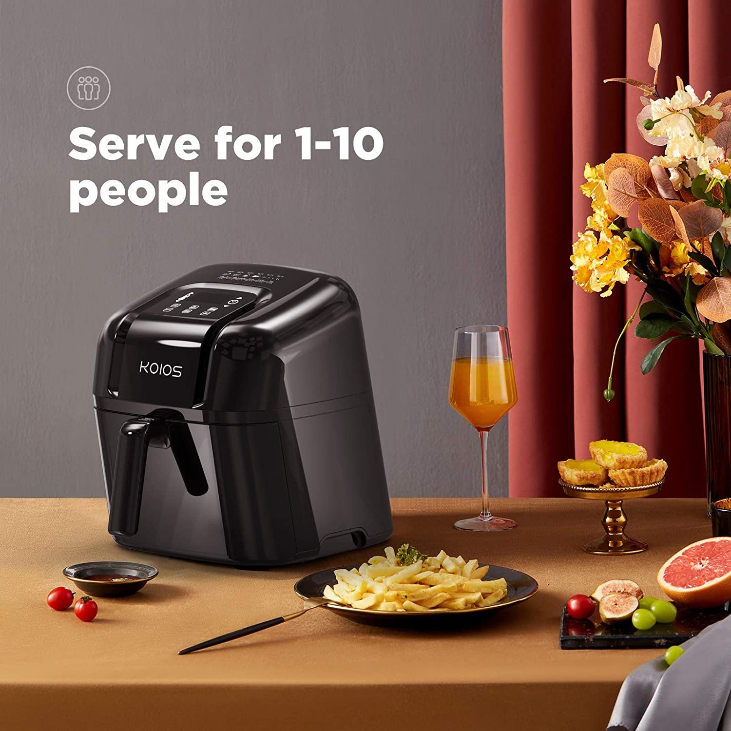 KOIOS 7.8 QT Large Air Fryer Dehydrator Outlet Lowest Pice