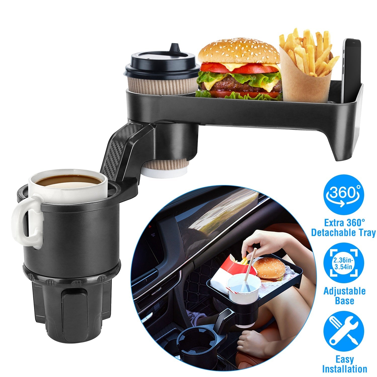 Multifunctional Water Cup Mount Stand with Detachable Tray Buy Cheap The Cheapest