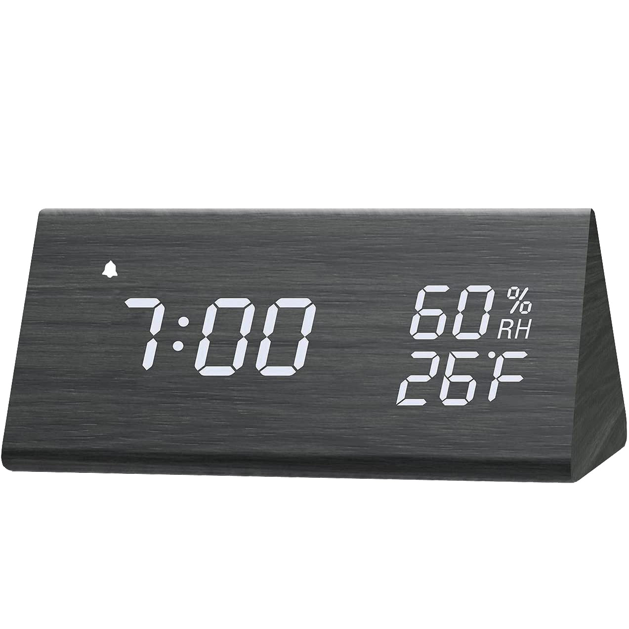 Digital Alarm Clock with Wooden Electronic LED Time Display For Nice Cheap Price