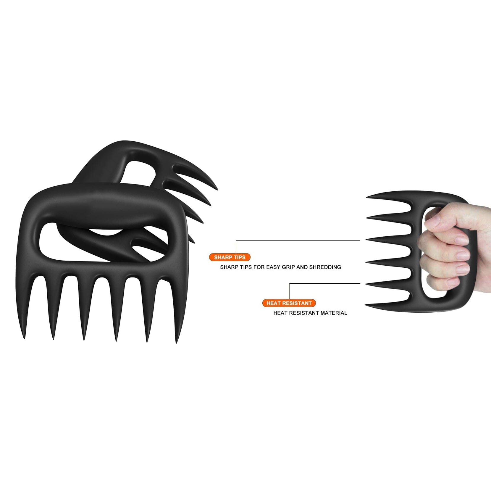 4-Pack: Meat Chicken Poultry Shredding Pulling Claws With Credit Card Free Shipping