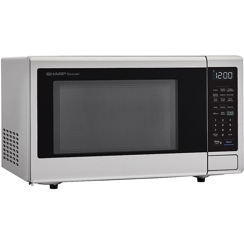 Sharp 1.4-Cu. Ft. Countertop Microwave with Alexa-Enabled Controls Cheap Original