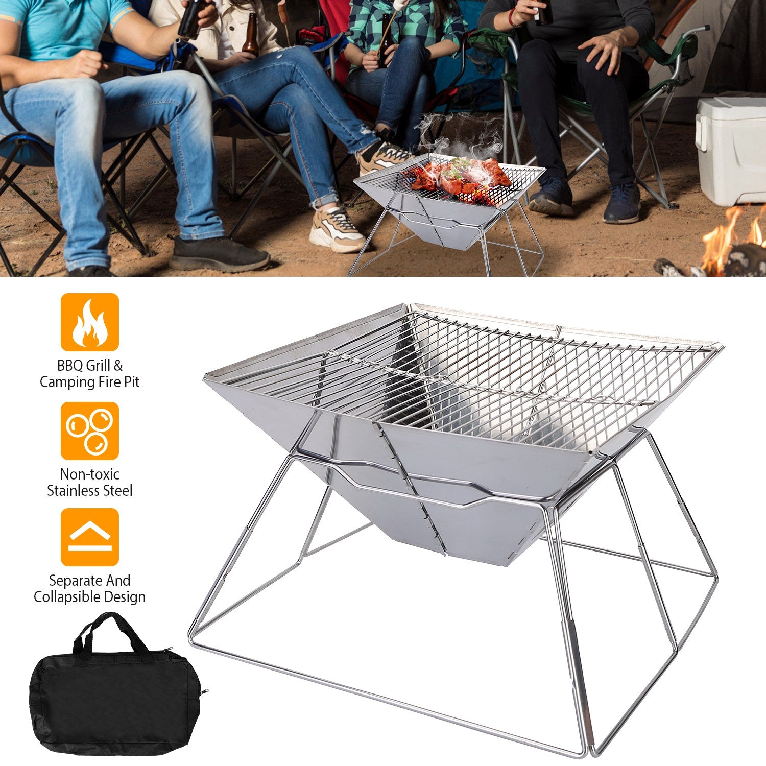 Foldable BBQ Grill Shop Offer