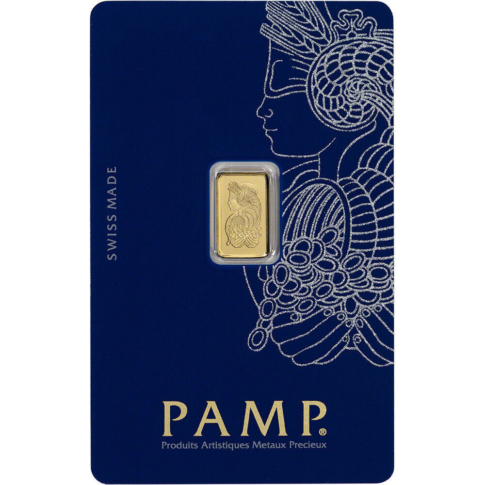 1 Gram Gold Bar PAMP Suisse Fortuna 999.9 Fine in Sealed Assay Cheap Websites