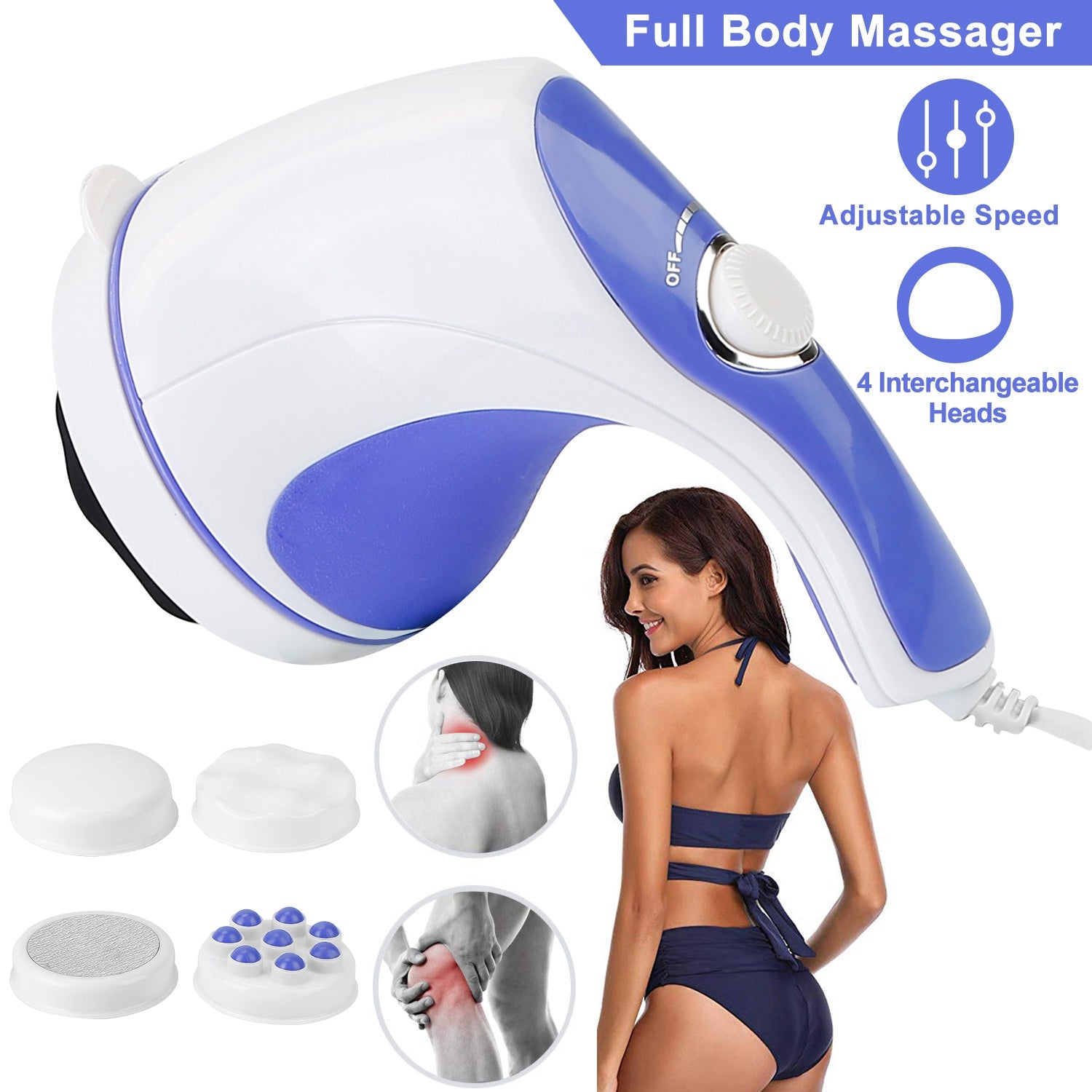 Electric Handheld Body Massager Shipping Discount Authentic