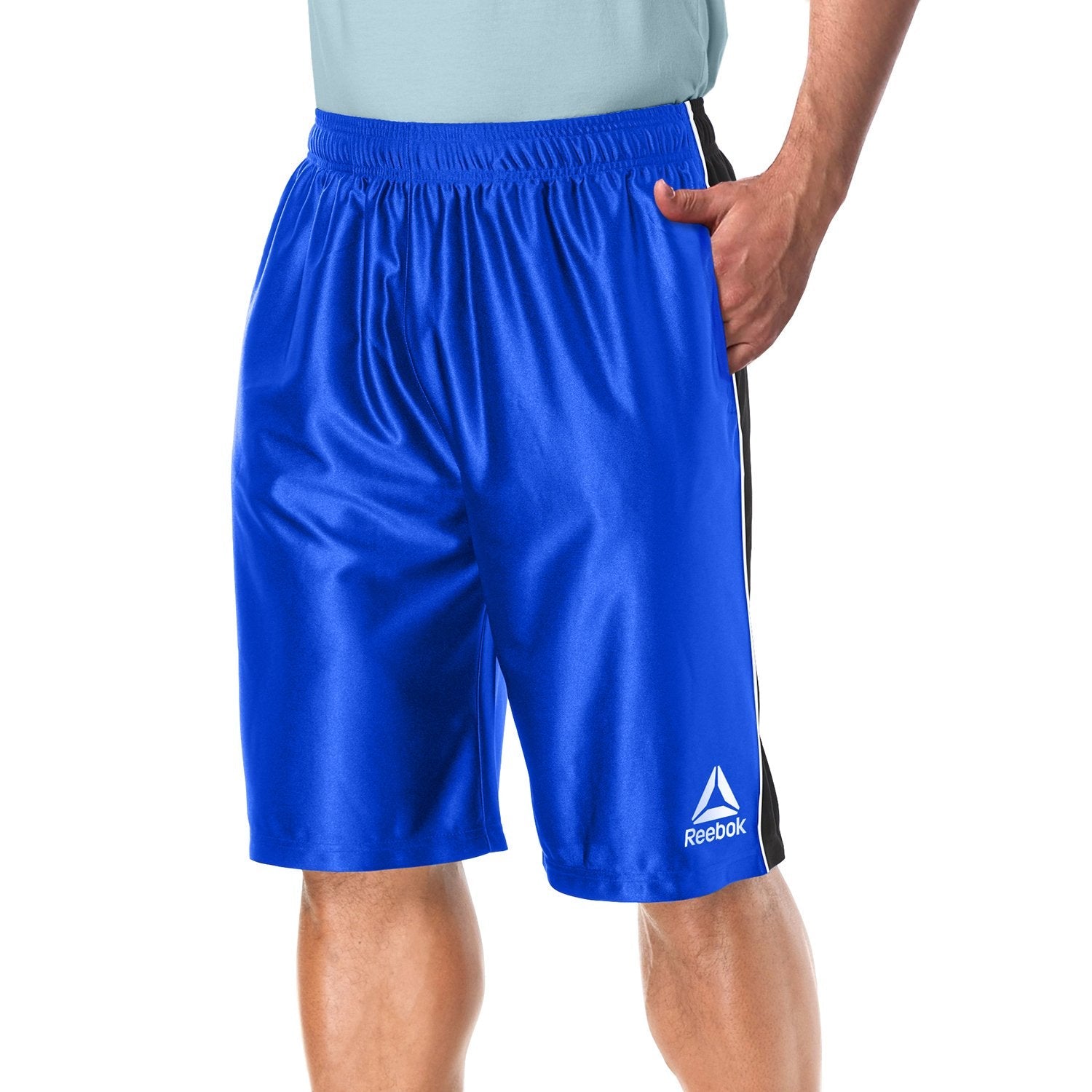 4-Pack: Reebok Men's Two Toned Athletic Performance Dazzle Shorts With Pockets Outlet 2025 Newest