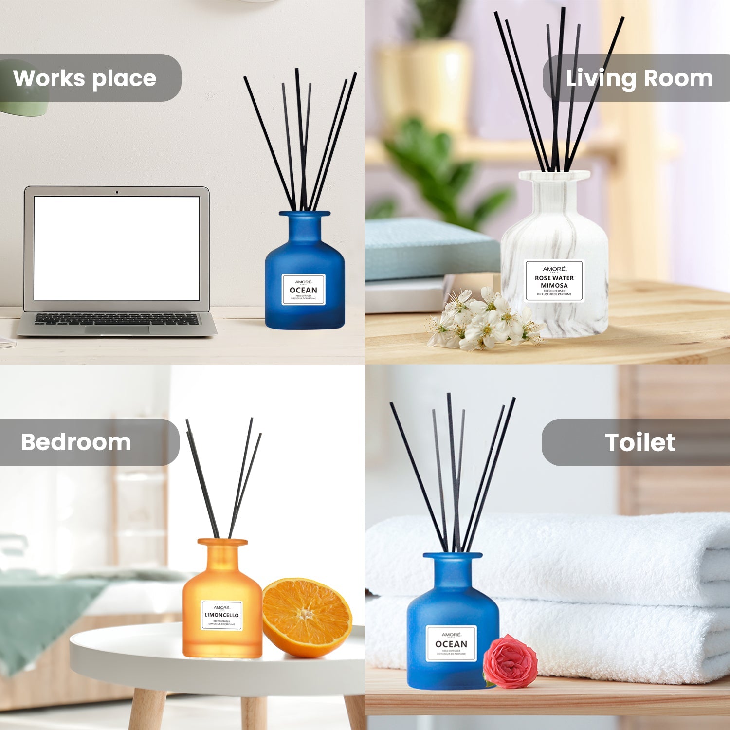 Premium Reed Diffusers And Air Freshener For Aesthetic Home Decor Professional Online