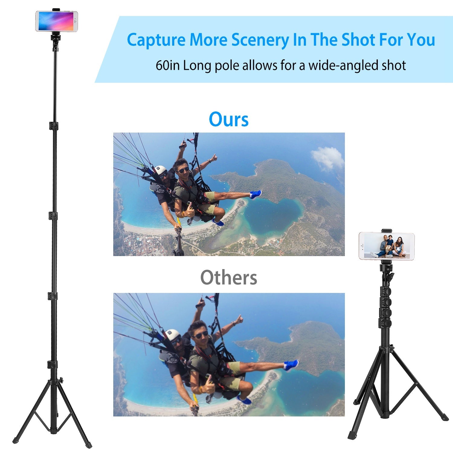 Selfie Stick Tripod Wireless Desktop Phone Tripod Stand Outlet Fashion Style