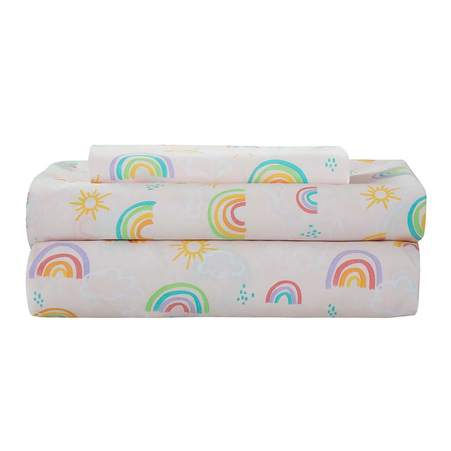 Kidz Mix Rainbow Clouds Bed in a Bag Clearance Latest